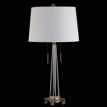 Zoe 29.5" Crystal LED Table Lamp - JONATHAN Y